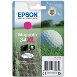 EPSON Cartouche Jet d'Encre DURABrite Ultra Magenta XL ''Balle de Golf'' 34 - C13T34734010