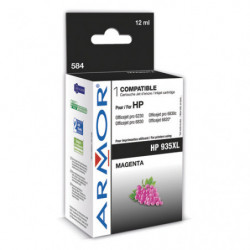 ARMOR Cartouche Jet d'encre reman pour HP 935XL Magenta C2P25AE K20592OW avec gestion des niveaux d'encre