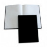 ELVE Registre toilé folioté, format 36 x 23 cm. 300 pages quadrillé 5/5. Coloris Noir