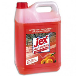 JEX PROFESSIONNEL Bidon de 5 litres désinfectant triple action multi-surfaces Vergers de Provence