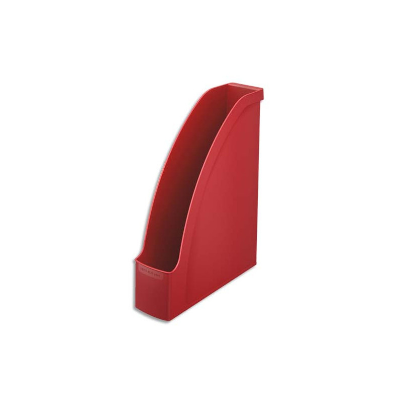 LEITZ Porte-revues Leitz Plus - Rouge foncé - H30 x P27,8 cm - Dos 7,8 cm