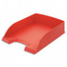 LEITZ Corbeille à courrier Leitz Plus standard - Rouge clair - Dim L25,5 x H7 x P36 cm