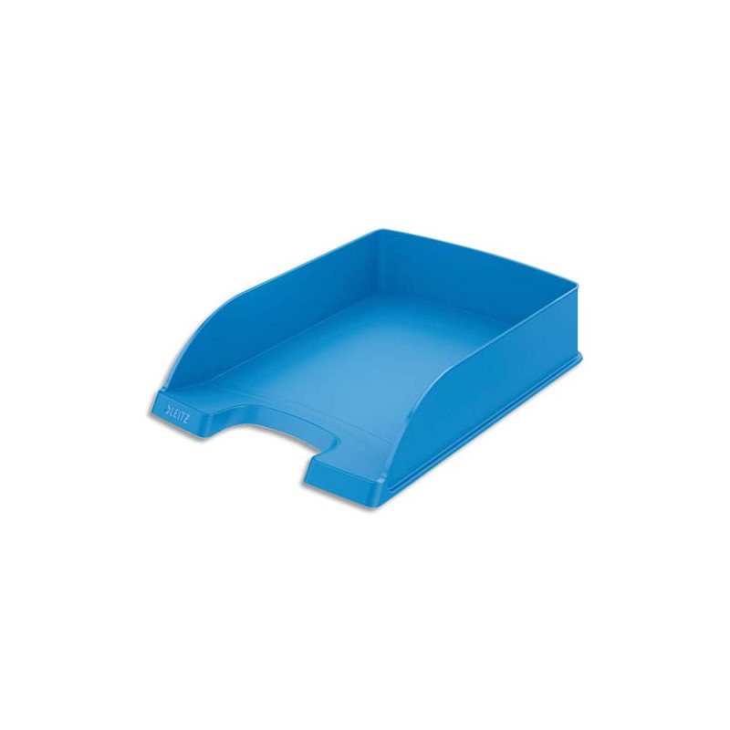 LEITZ Corbeille à courrier Leitz Plus standard - Bleu clair - Dim L25,5 x H7 x P36 cm