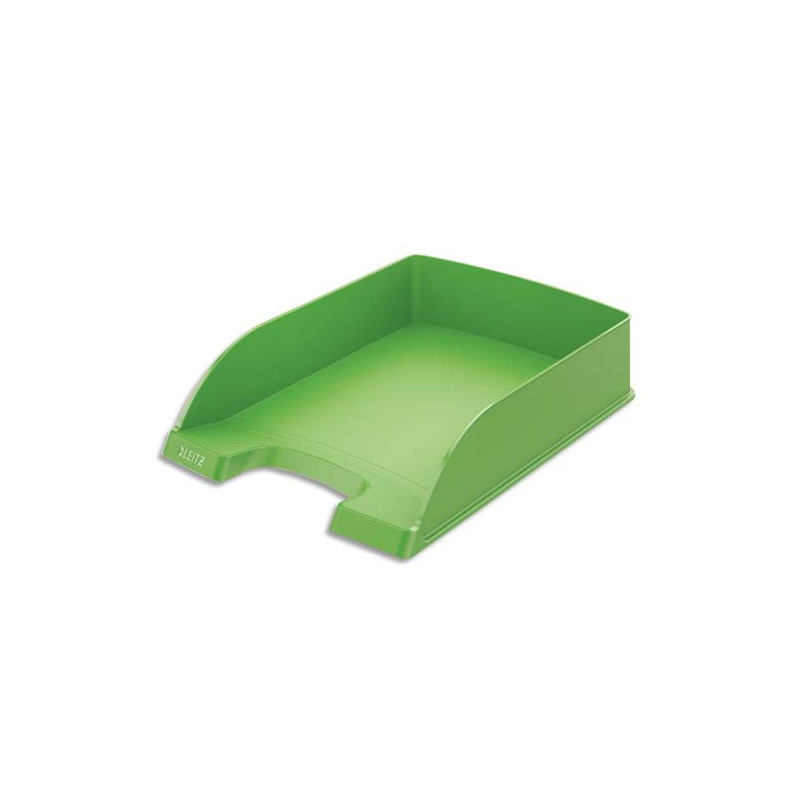 LEITZ Corbeille à courrier Leitz Plus standard - Vert clair - Dim L25,5 x H7 x P36 cm