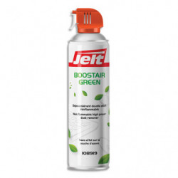 JELT Aérosol dépoussiérant BOOSTAIR GREEN gaz1234ze HFO sans HFC 650ml/500g 108919