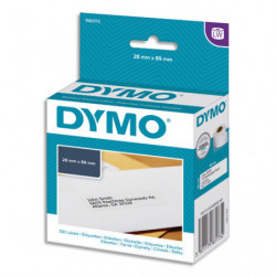 DYMO Boîte de 130 étiquettes LW adresse petit volume 89x28mm 1983173