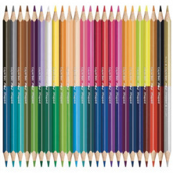 MAPED Pochette cartons de 24 crayons de couleur DUO COLOR'PEPS