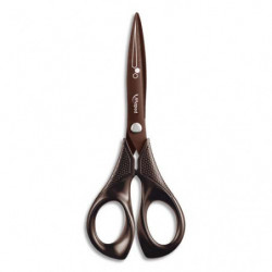 MAPED Ciseaux Expert TITANIUM 17 cm Noir, anneaux ergonomiques, lame revêtement titane. Garantie à vie