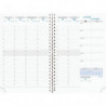 EXACOMPTA Semainier VERONE, Septembre à Décembre 2025, 1 semaine sur 2 pages, 15x21cm, assortis