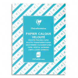 CLAIREFONTAINE Rouleau de papier calque satin 45g, format 0,37x20m