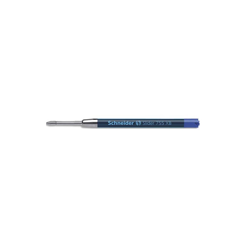 SCHNEIDER Recharge bille slider 755 XB - Encre viscoglide Bleu