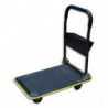 WONDAY Chariot pliable Gris Noir capacité 150 kg, porte outils - Dim. déplié : L73 x H83 x P47 cm