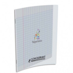 CONQUERANT C9 Répertoire 96 pages agrafées 90g 17 x 22 cm. Couverture polypro incolore