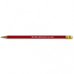 PERGAMY Crayon à papier tête gomme mine HB