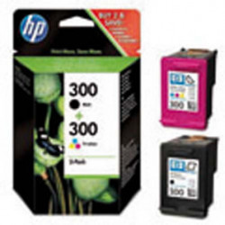 HP Combo pack 300 Jet d'encre Noir et couleur CN637EE