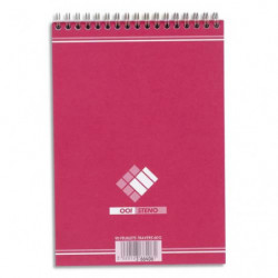 HAMELIN Bloc bureau 001 format 14,8 x 21 cm (A5) 180 pages lignées 60g. Spirale en-tête