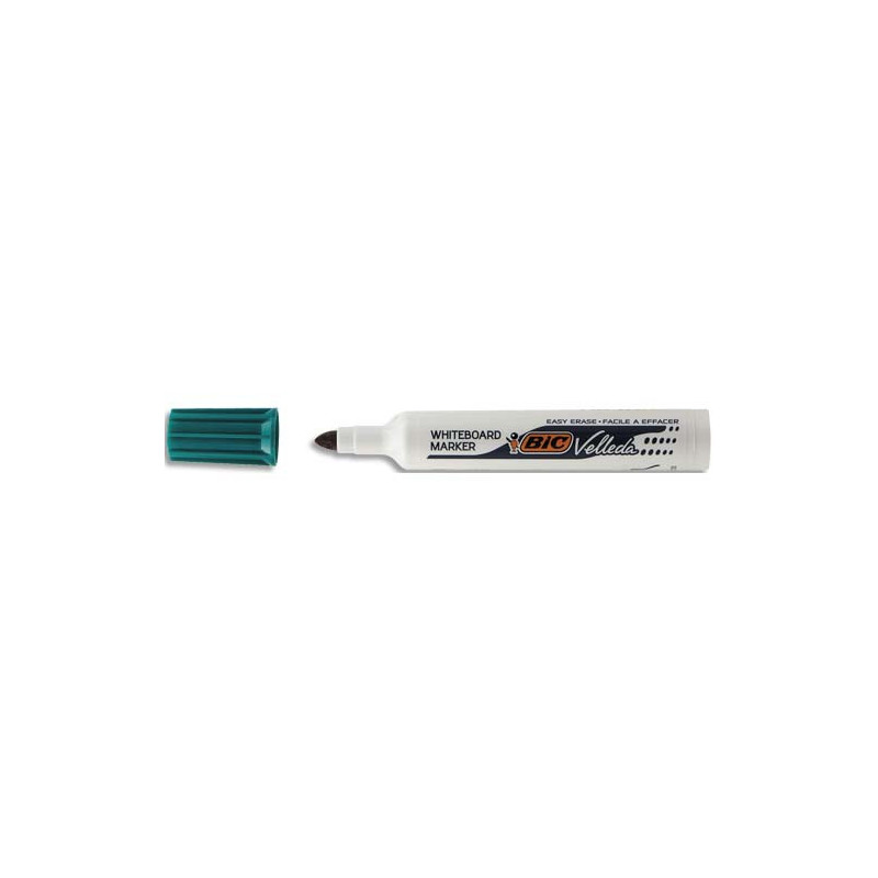 BIC Velleda 1711 Feutres pour Tableau Blanc Effaçables à Sec à Pointe Conique Moyenne - Vert