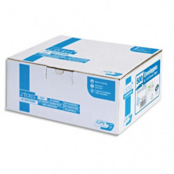 GPV Boîte de 500 enveloppes DL 110x220mm Blanches auto-adhésives NF PFEC 90g