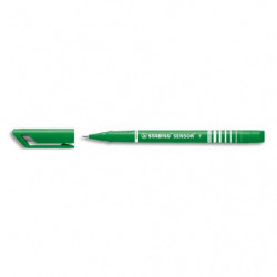 STABILO SENSOR F stylo-feutre pointe fine sur amortisseur (0,3 mm) - Vert