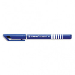 STABILO SENSOR M stylo-feutre pointe moyenne sur amortisseur (0,7 mm) - Bleu
