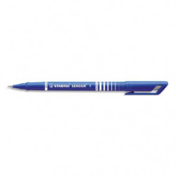 STABILO SENSOR F stylo-feutre pointe fine sur amortisseur (0,3 mm) - Bleu