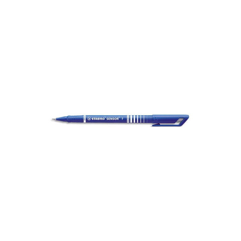 STABILO SENSOR F stylo-feutre pointe fine sur amortisseur (0,3 mm) - Bleu
