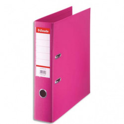 ESSELTE Classeur à levier Standard, A4, 7,5 cm, PP, fuchsia