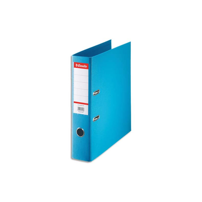 ESSELTE Classeur à levier Standard, A4, 7,5 cm, PP, bleu clair