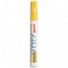 UNI-BALL Marqueur peinture à base d'huile indélébile pte moy ogive corps métal coloris Jaune UNI PAINT
