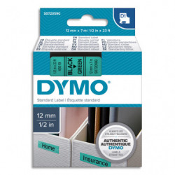 DYMO Ruban D1 Noir/vert...