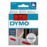 DYMO Ruban D1 Noir/Rouge 12MMX7M pour 1000/1000+/2000/3500/4500/5000/5518