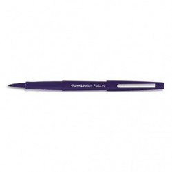PAPERMATE Stylo feutre Flair Original, pointe M Trait 0,7 mm Bleu Marine
