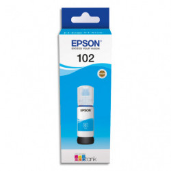 EPSON Bouteille Jet d'Encre 102 EcoTank Cyan - C13T03R240