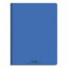 CONQUERANT C9 Cahier piqûre 17x22cm 60 pages 90g grands carreaux Seyès. Couverture polypropylène Bleu
