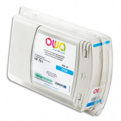 OWA Cartouche compatible Jet d'encre remanufacturée Cyan HP 761 / CM 994 A B45144OW