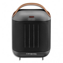 DELONGHI Radiateur soufflant HFX 30C18.AG Gris Asphalte 1800W technologie céramique L19,2 x H27 x P13,7cm