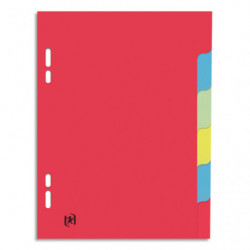 ELBA Intercalaires 17x22 cm / cartons 6 touches