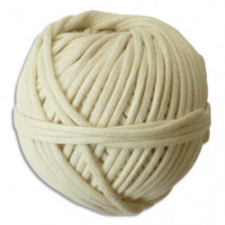 GRAINE CREATIVE Pelote de coton en bobine de 100g diamètre 2mm sur 44m environ