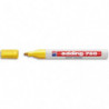 EDDING Marqueur peinture E750 laque Jaune, pointe moyenne ogive, 840005