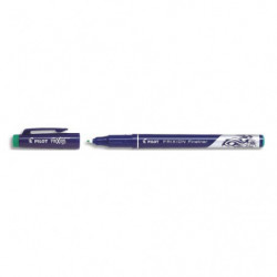 PILOT Feutre d'écriture FriXion Fineliner effaçable, pointe fine 1,3 mm Vert
