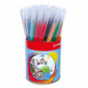 STABILO Trio A-Z feutre de coloriage pointe moyenne - Pot métal de 36 feutres - Coloris assortis