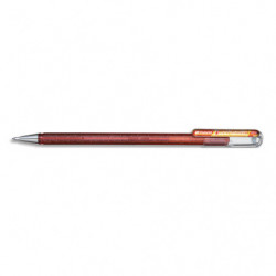 PENTEL Roller encre gel métallique Dual Metallic, Orange/Jaune métallique