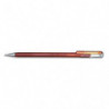 PENTEL Roller encre gel métallique Dual Metallic, Orange/Jaune métallique