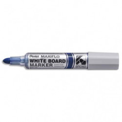 PENTEL Marqueur effaçable à sec MAXIFLO pointe ogive extra-large 4 mm. Encre Bleue
