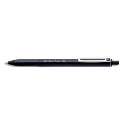 PENTEL Stylo bille iZee rétractable. Pointe 1 mm. Encre rechargeable Noire