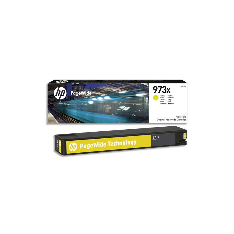 HP Cartouche Jet d'encre Jaune 973X F6T83AE