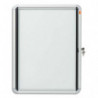 NOBO Vitrine d'affichage magnétique Premium Plus, fermeture à clé, capacité 4 feuilles, A4