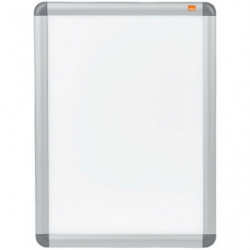 NOBO Vitrine porte-affiche clipsable, aluminium, anti-reflet en PVC, format A3