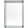 NOBO Vitrine porte-affiche clipsable, aluminium, anti-reflet en PVC, format A4