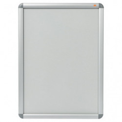 NOBO Vitrine porte-affiche clipsable, aluminium, anti-reflet en PVC, 70 x 50 cm